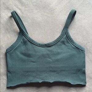 (3 for 15) Forever 21 Teal Ribbed Tank Top